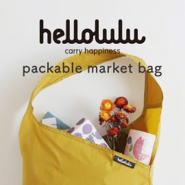 hellolulu パッカブル マーケットバッグ