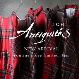 ichi Antiquite’s新作　Wool Tartan Collection“RED”