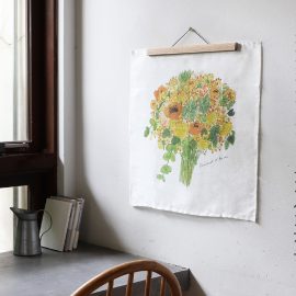 og linen work イザベルボワノ リネンのハンカチ