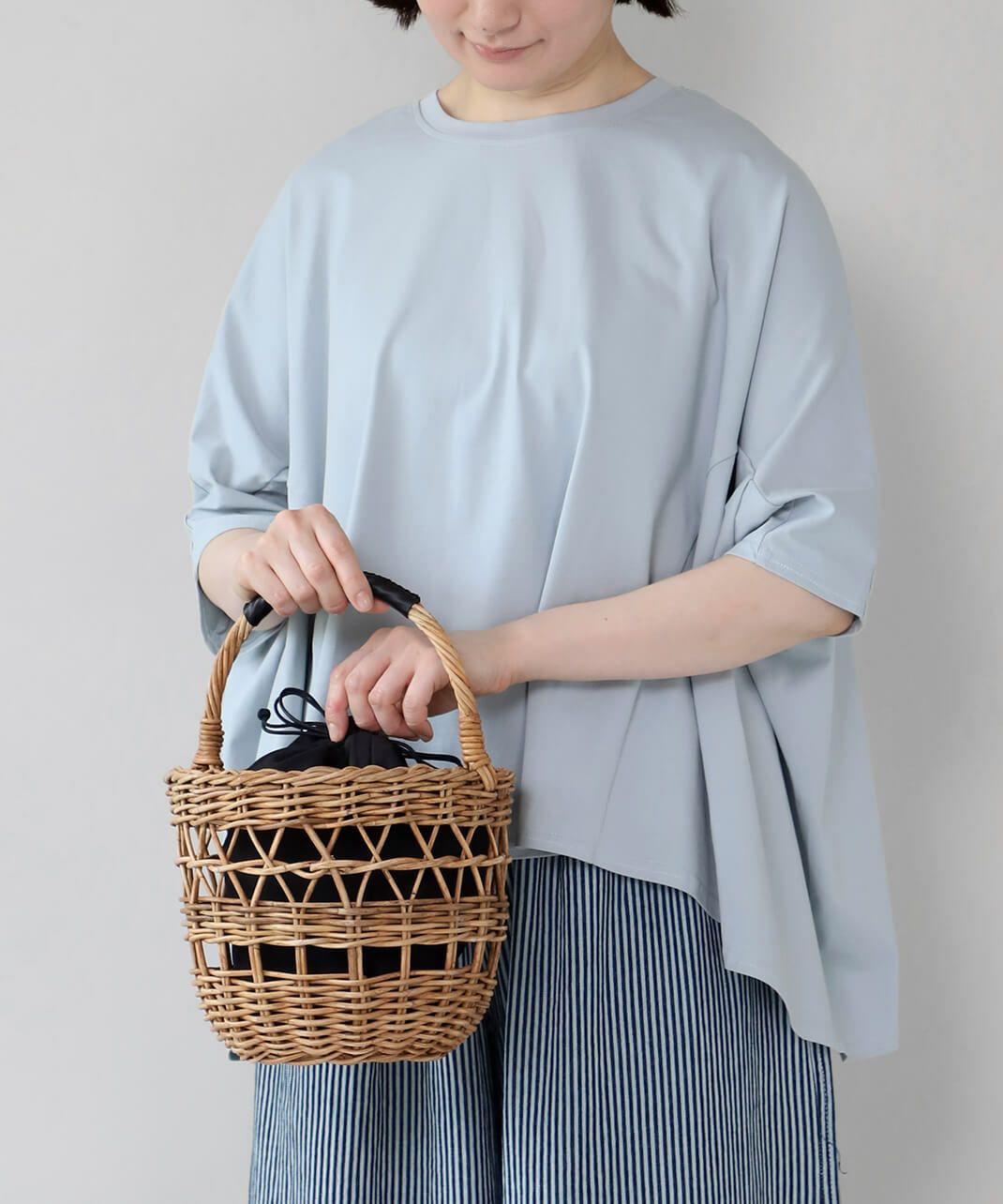 CACHELLIEアラログワンハンドルトートバッグ ブラック