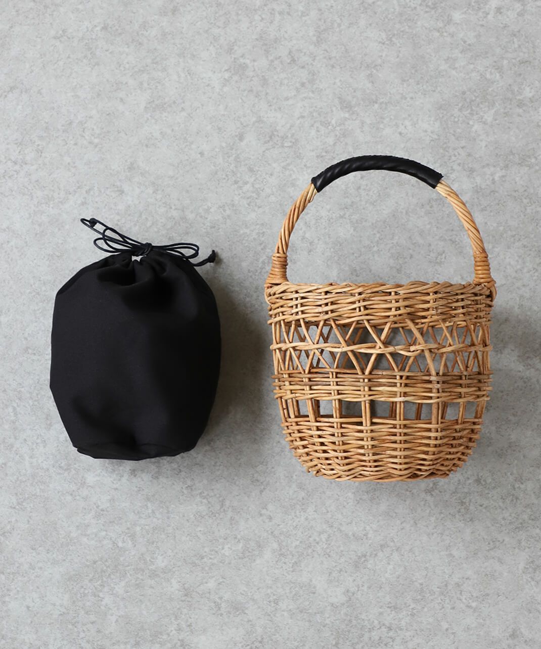 CACHELLIEアラログワンハンドルトートバッグの巾着外した所