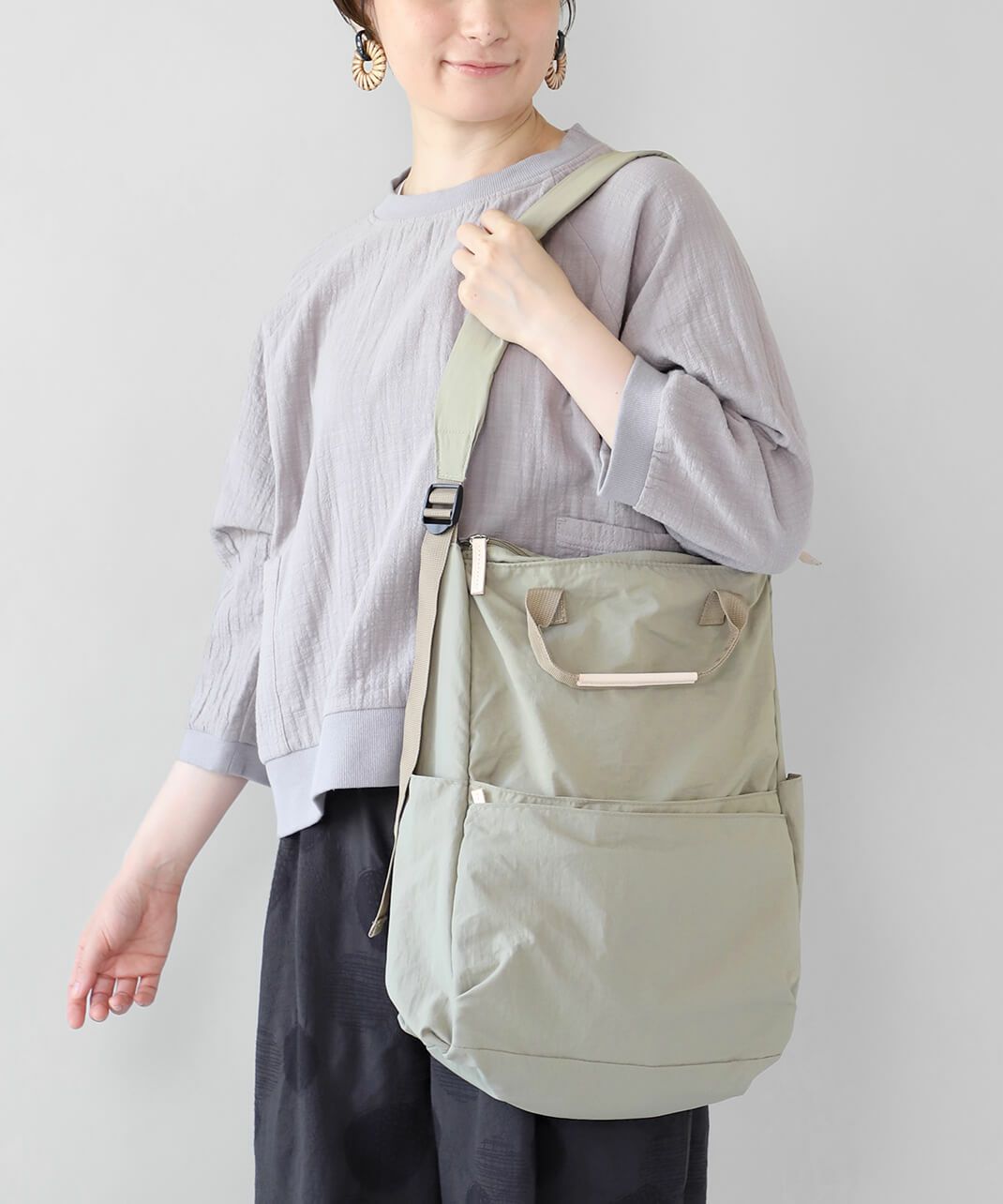 荷物を細かく仕分けできるのが魅力