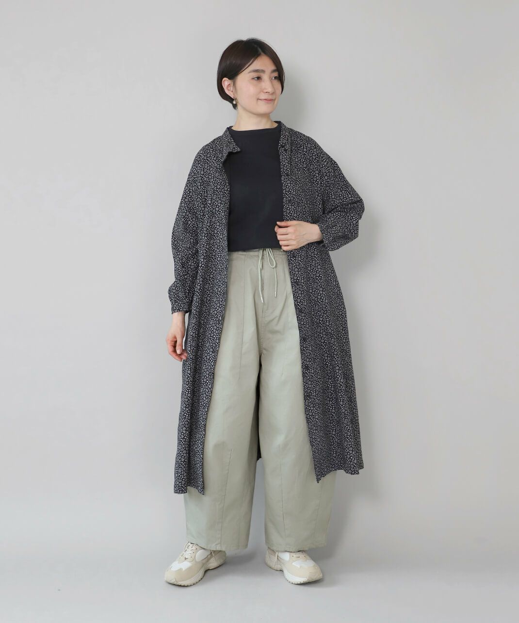 シンプルなコーディネートに