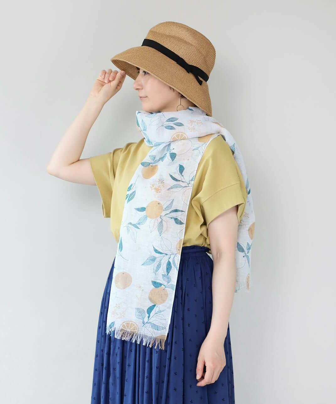 linen<br />
抗菌・防臭加工・UVカットチクチクしない麻ストール