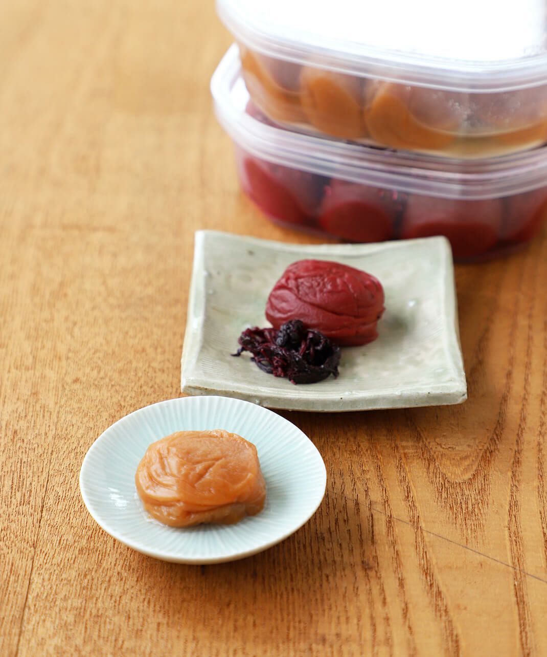 「しらぼし梅干し」「しそ梅干し」