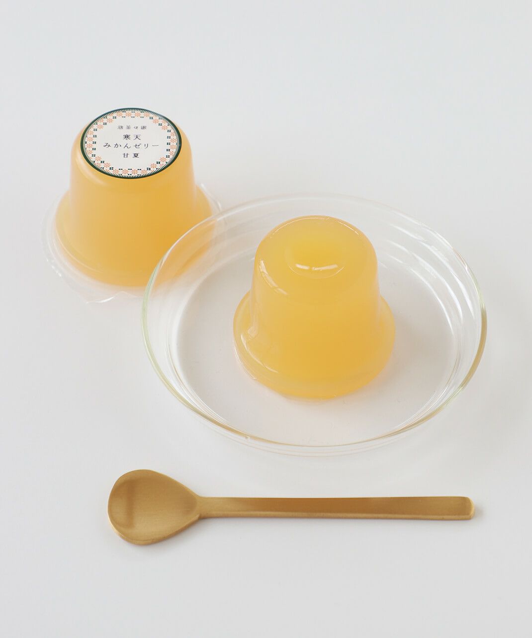 無茶々園産の柑橘果汁で作ったゼリー