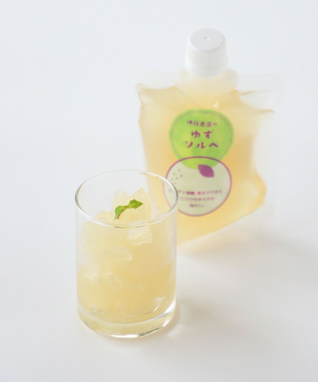 濃厚でなめらかなソルベ