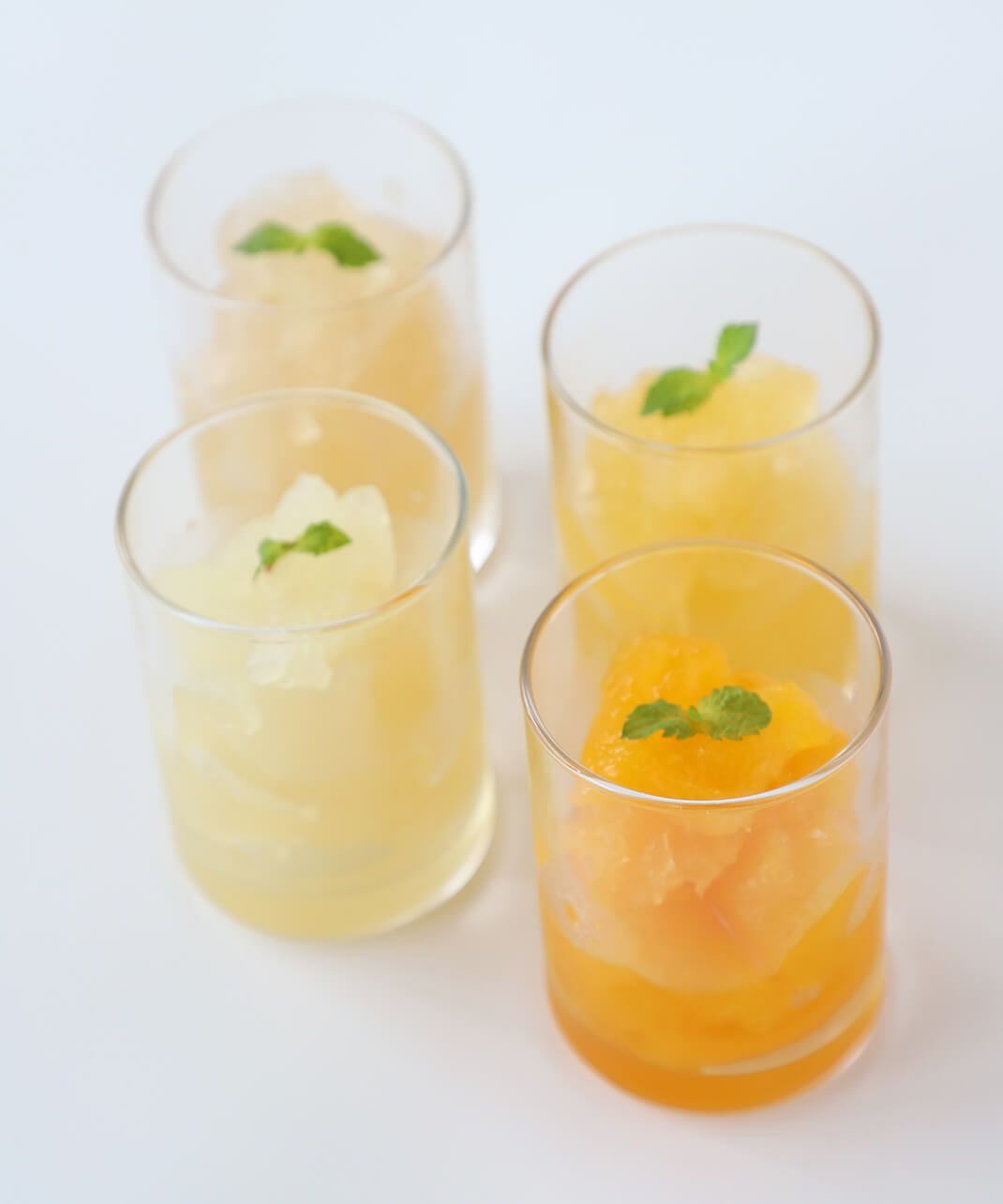 シャリシャリとした食感、とろけるような口どけ