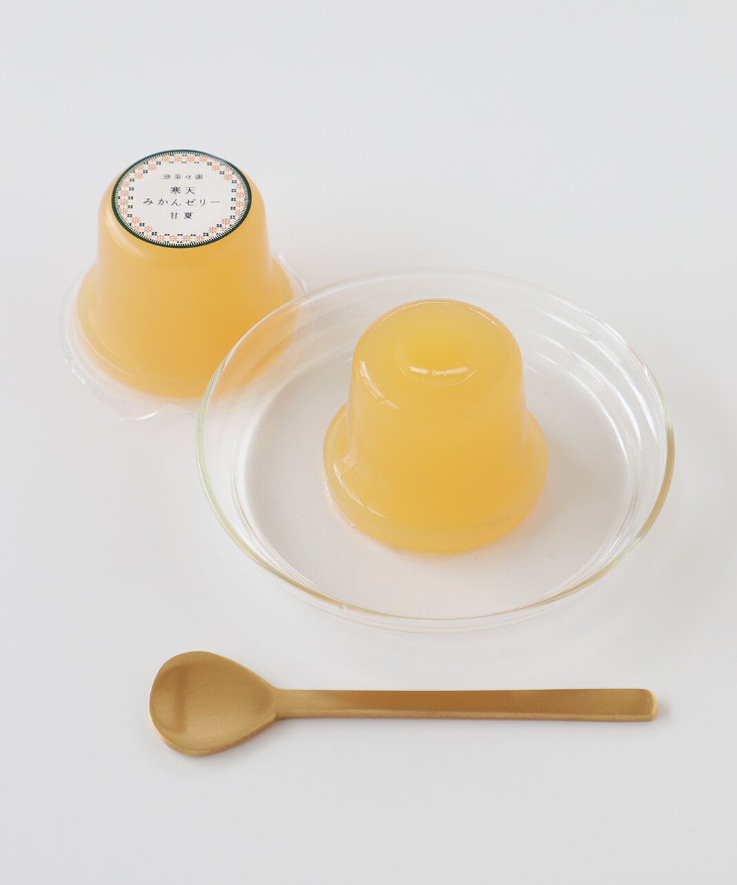 寒天みかんゼリー甘夏