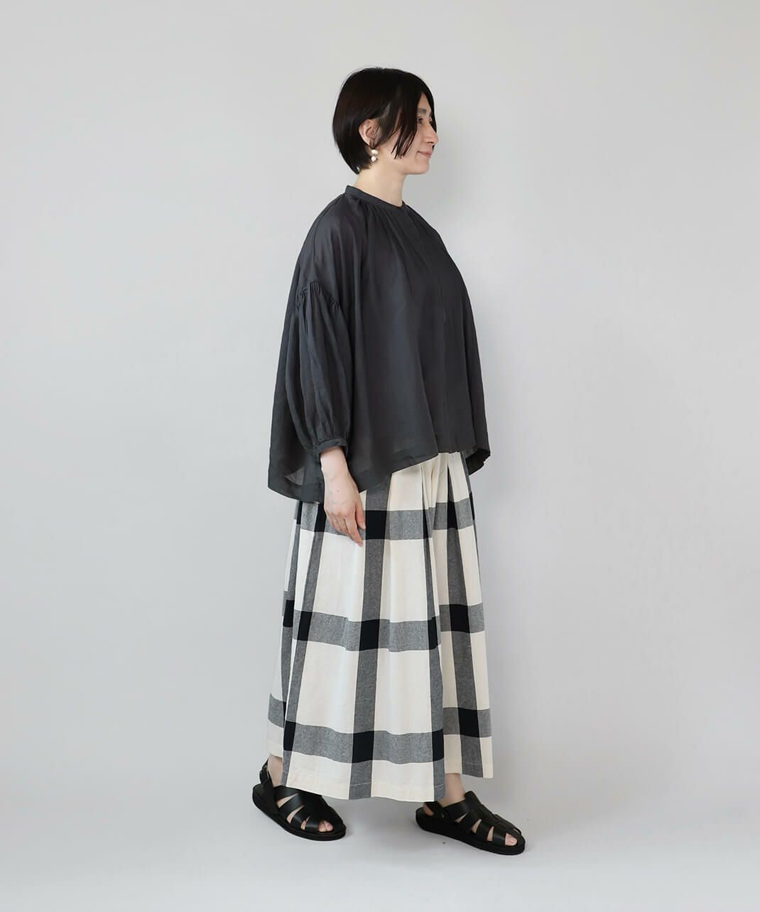 バルーンシルエットがふんわり