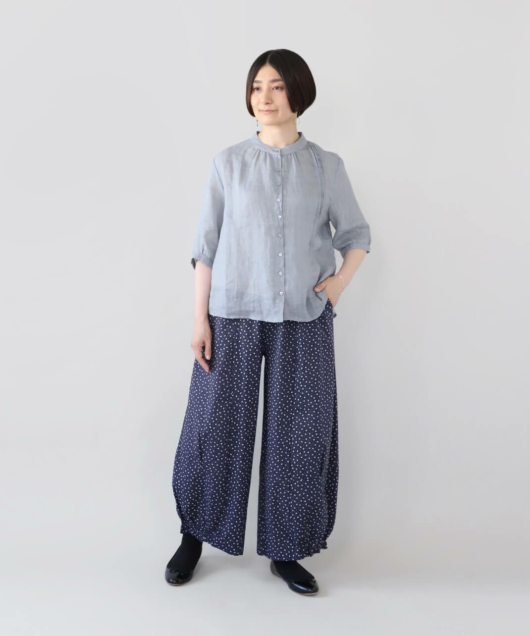 チュニックワンピースと合わせる