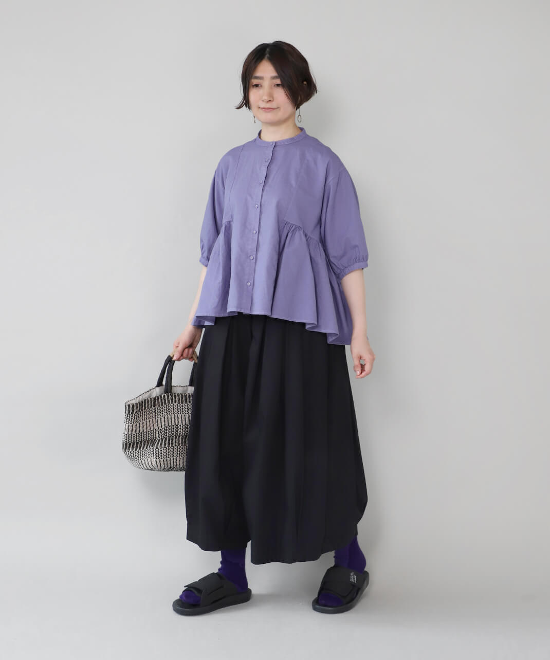 ふんわりとしたシルエット