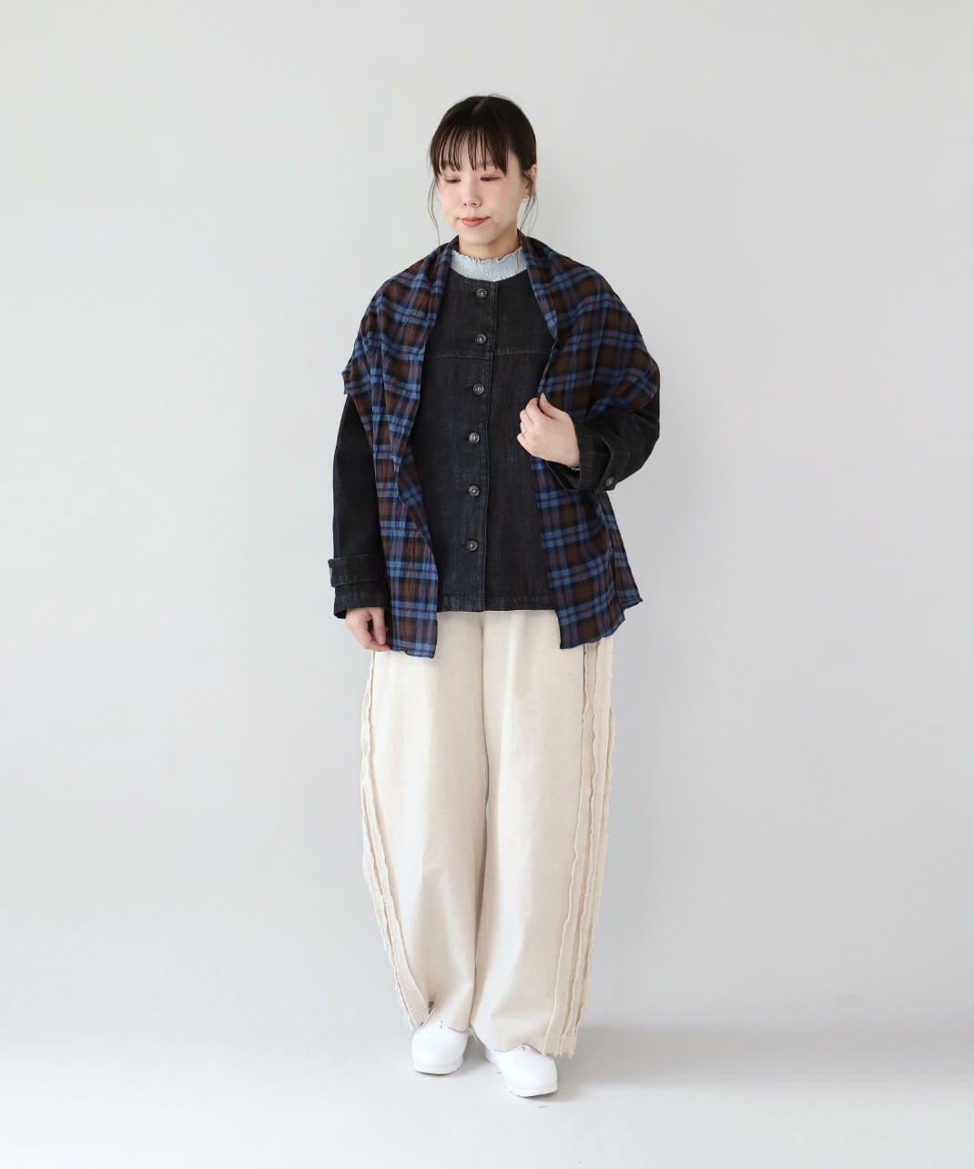 季節通して着られる。