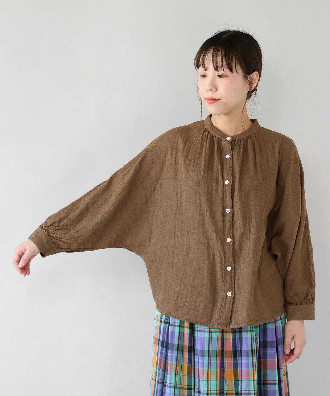 ドルマンシルエットの1着