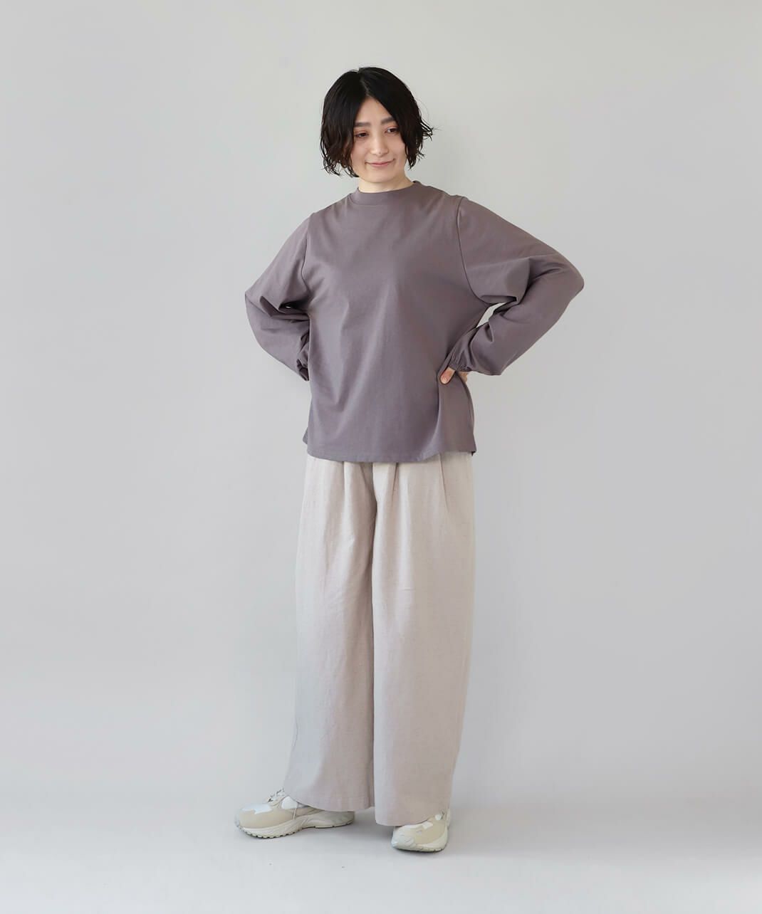 フロントにタック。