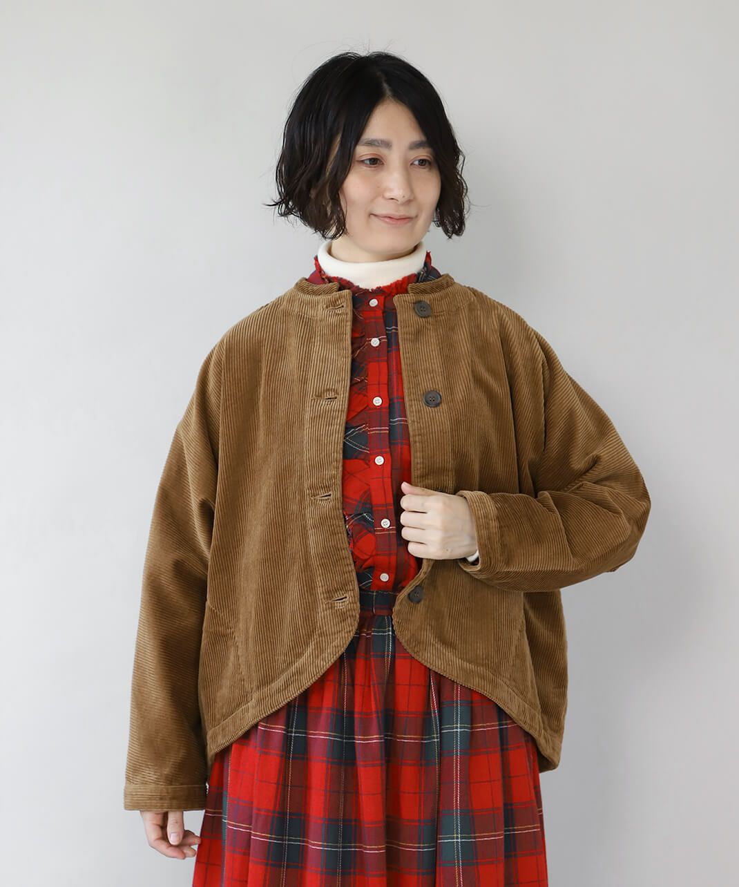 太畝（ふとうね）コーデュロイ素材のジャケット