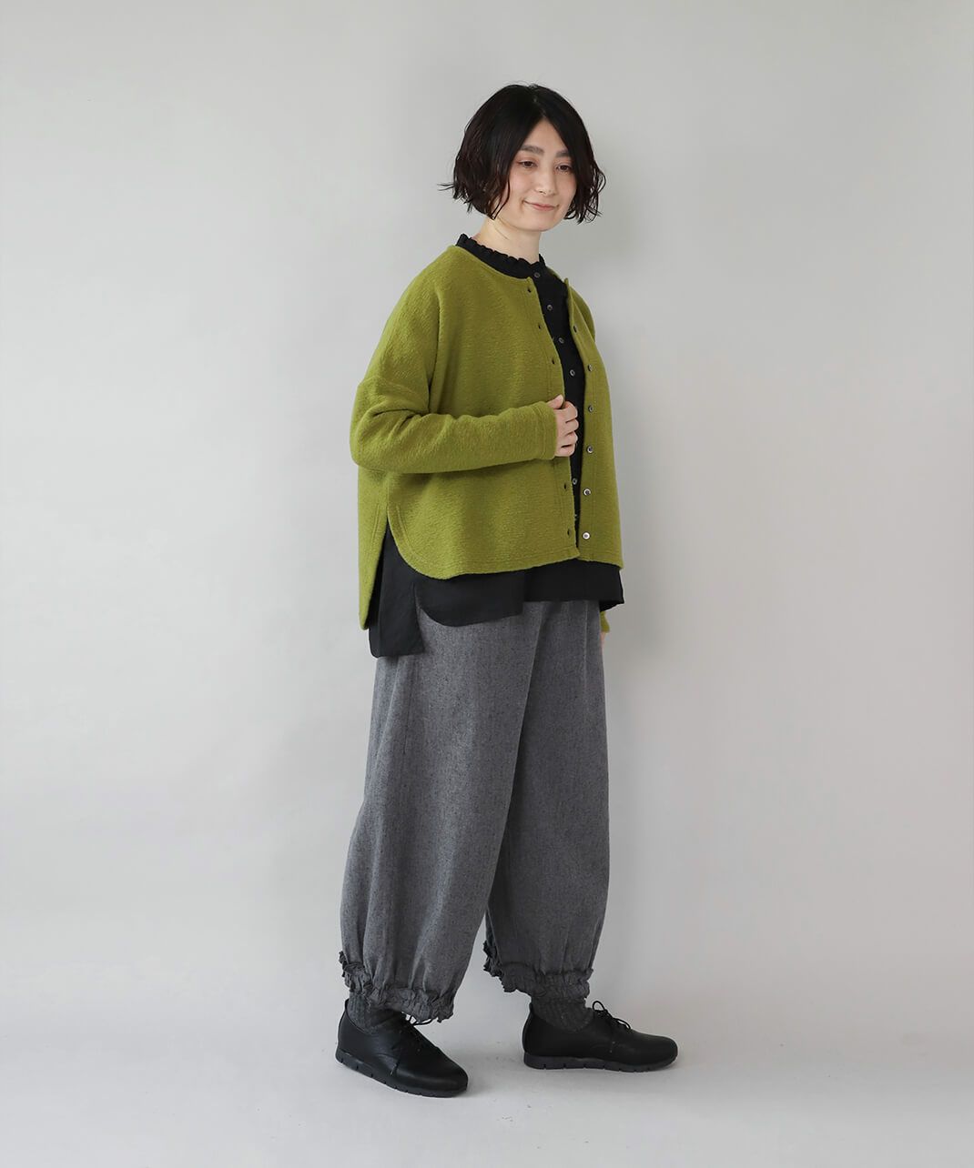 インナーも着込めるゆったりとしたサイズ