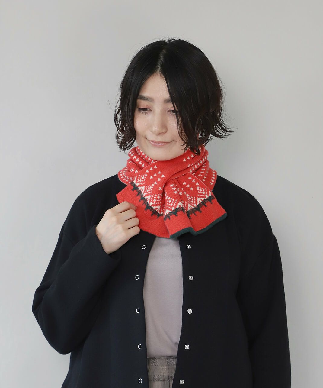 ノルディック柄がかわいらしいデザイン