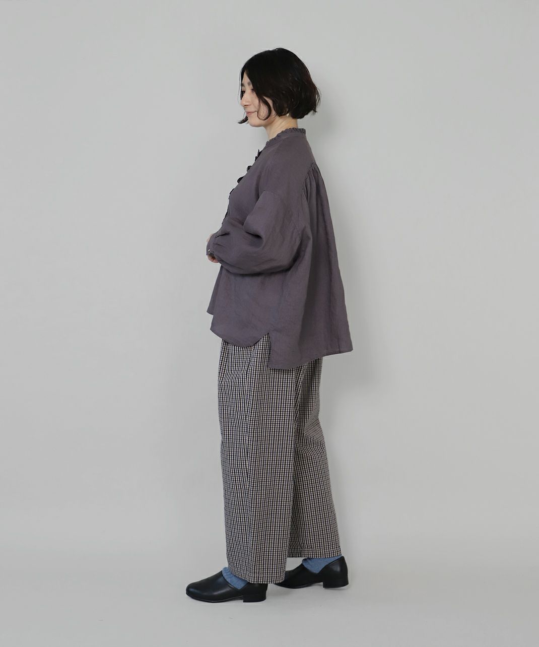 裾のラウンドカット