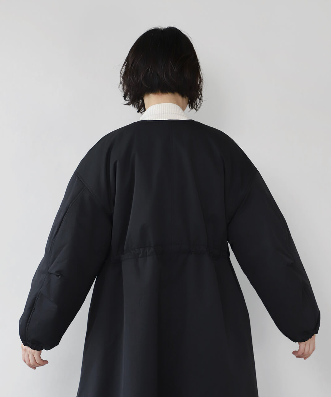 ワイドサイズな身頃