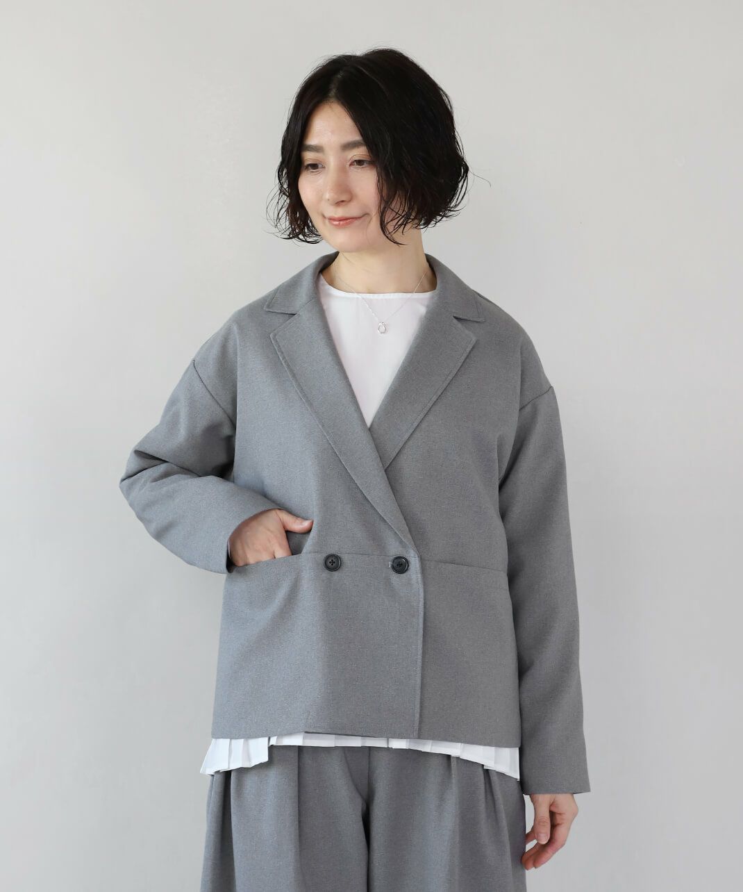 切り替えのラインにポケット