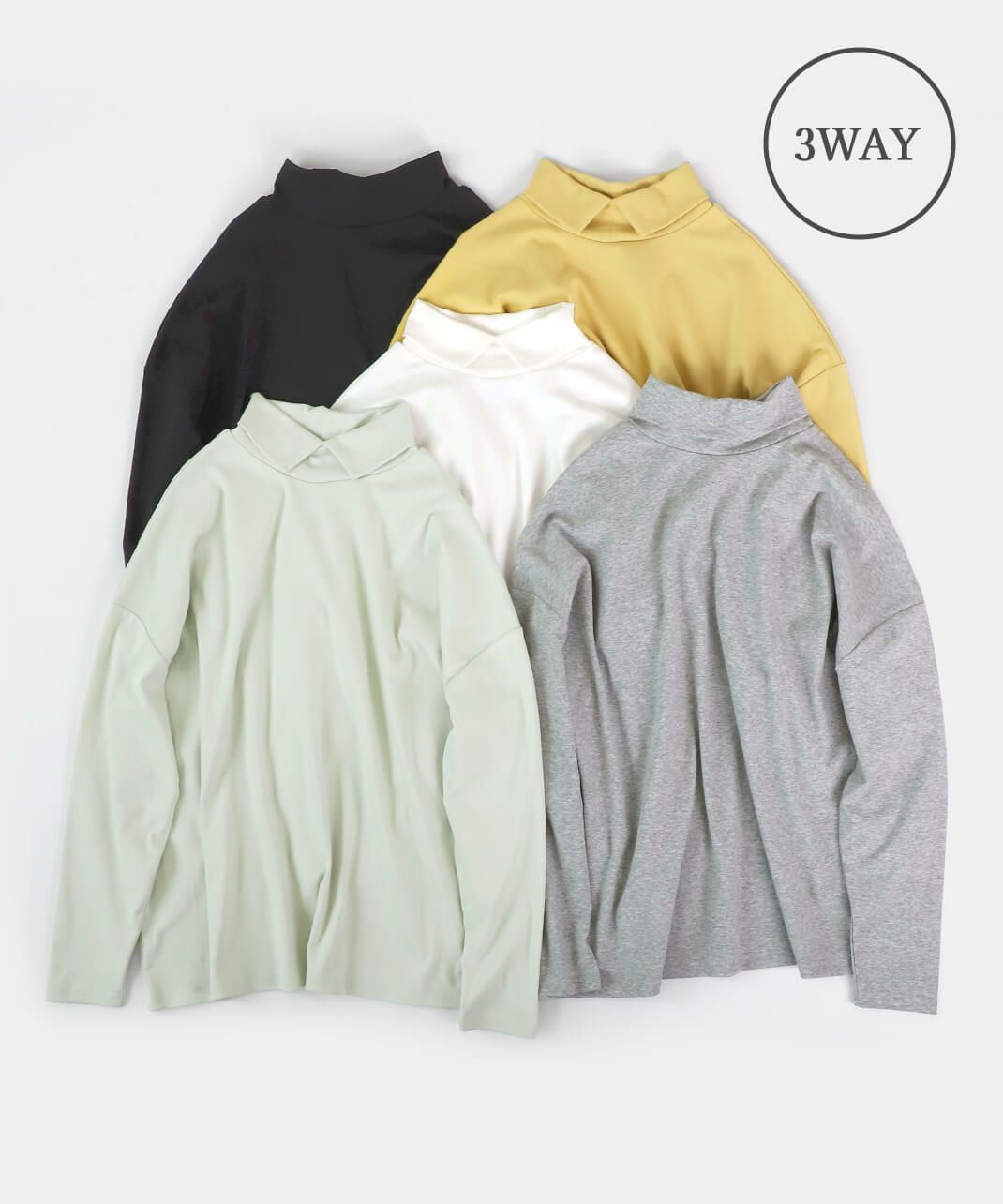 スムース生地を使用したカットソー