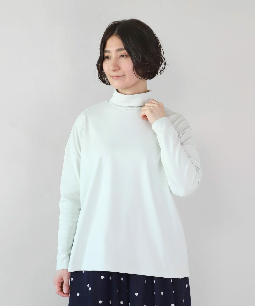 袖は腕が細見えするデザイン