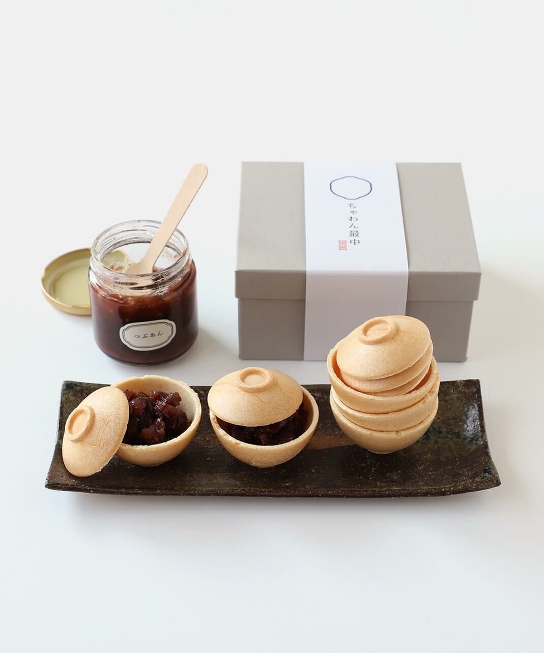 ちゃわん最中<br />
ちゃわん最中<br />
（5組入/つぶあん）