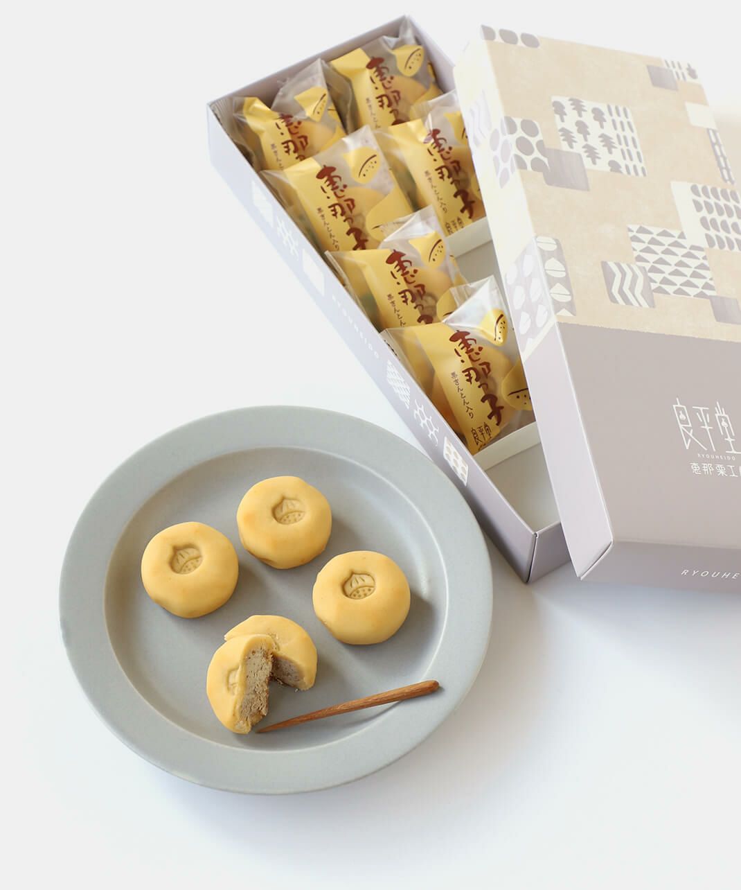 良平堂<br />
栗きんとん焼菓子<br />
恵那っ子 10個入り