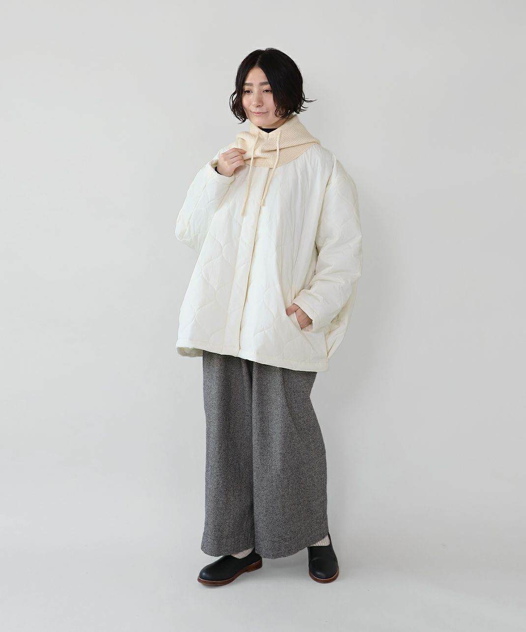 少し長めのメディアム丈