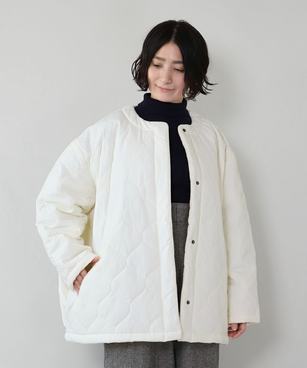 かさばるインナーも気にせず着られる