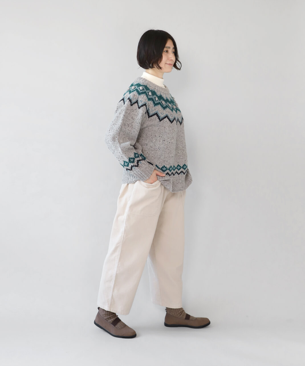 リラックスした履き心地