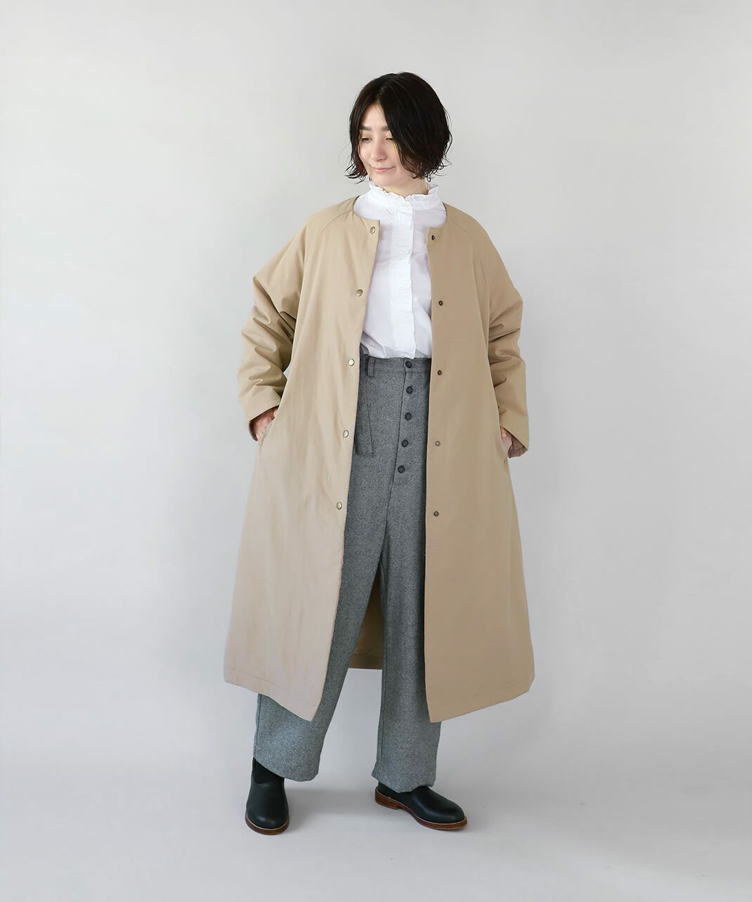 重ねて見せるフリル