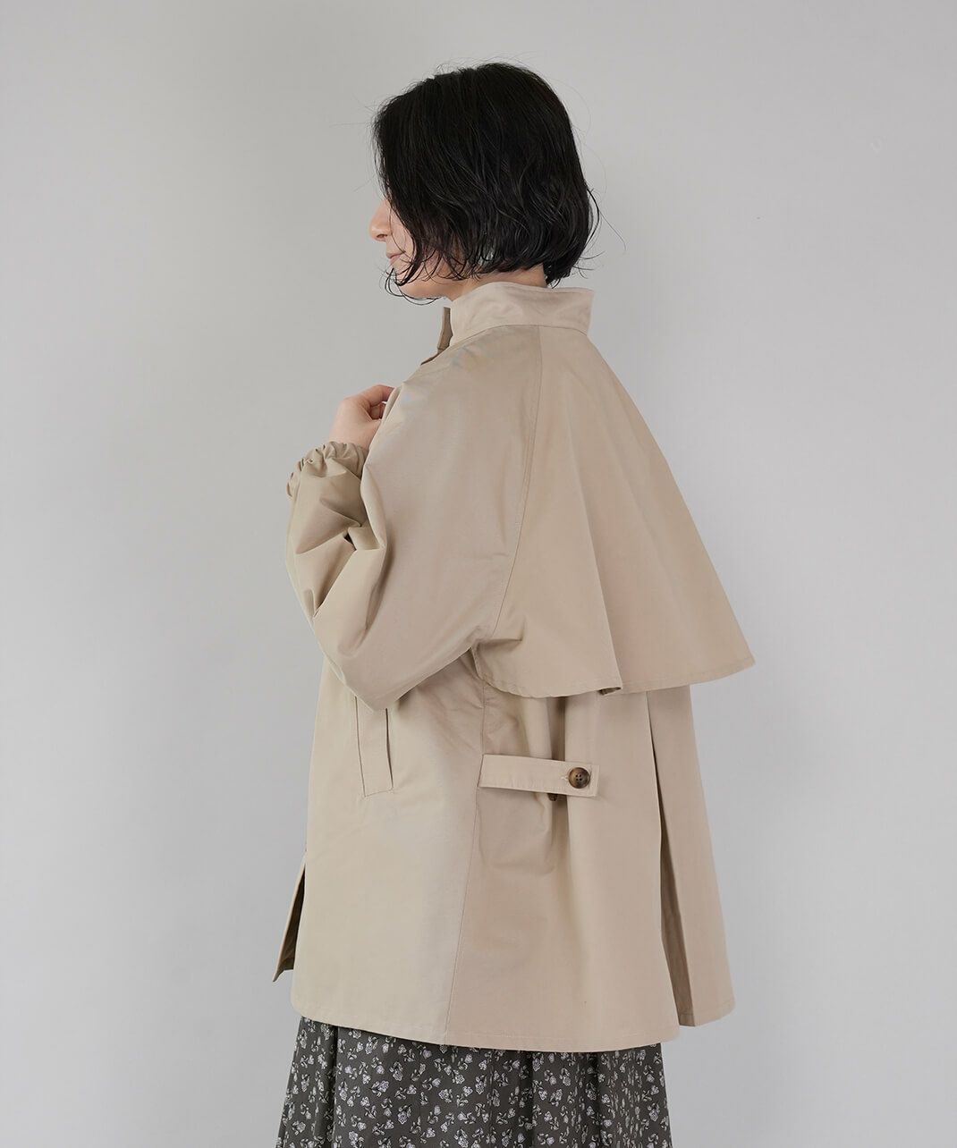 ラグラン切り替えに袖口がゴム仕様