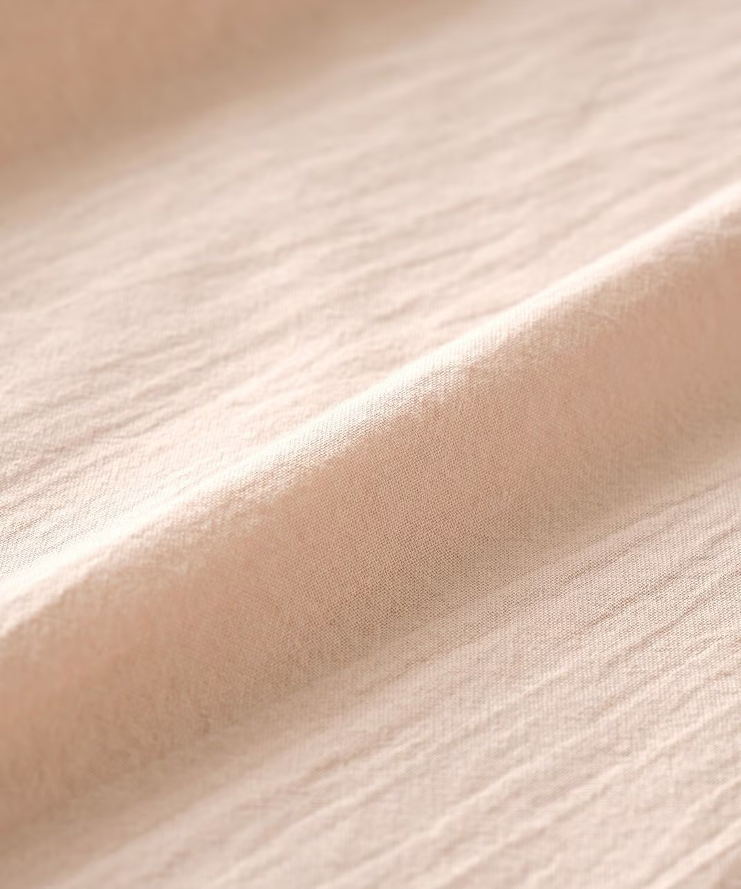 やわらかな肌触りの生地。