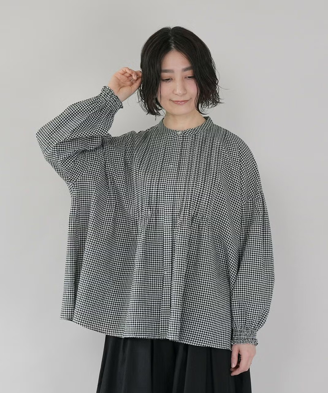 厚みのある素材を使用したカットソー