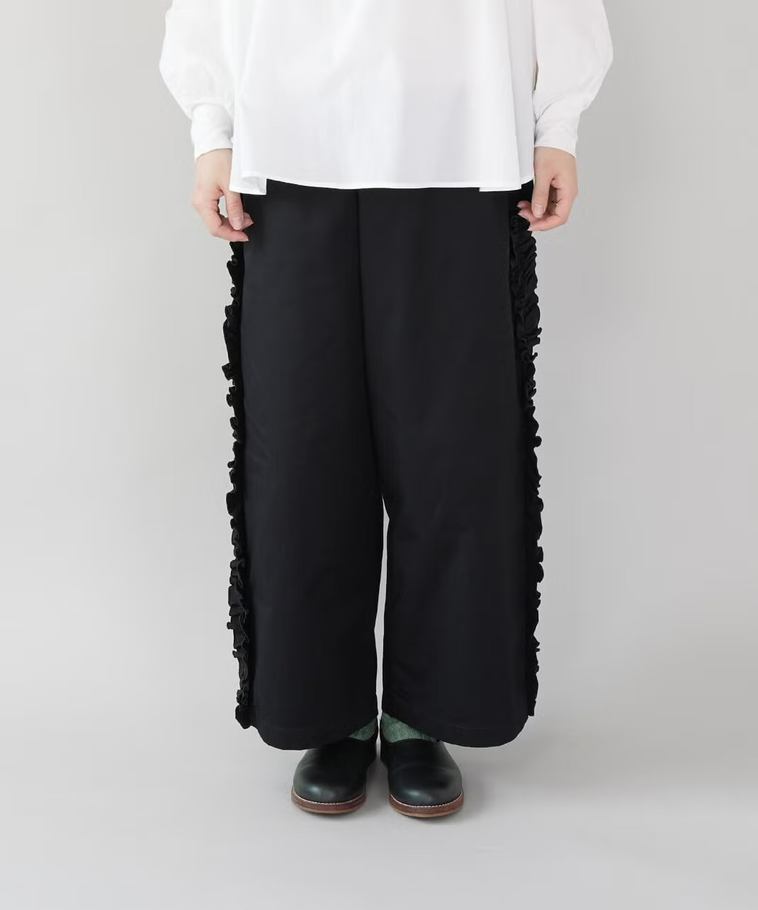 すっきりとしたシルエット