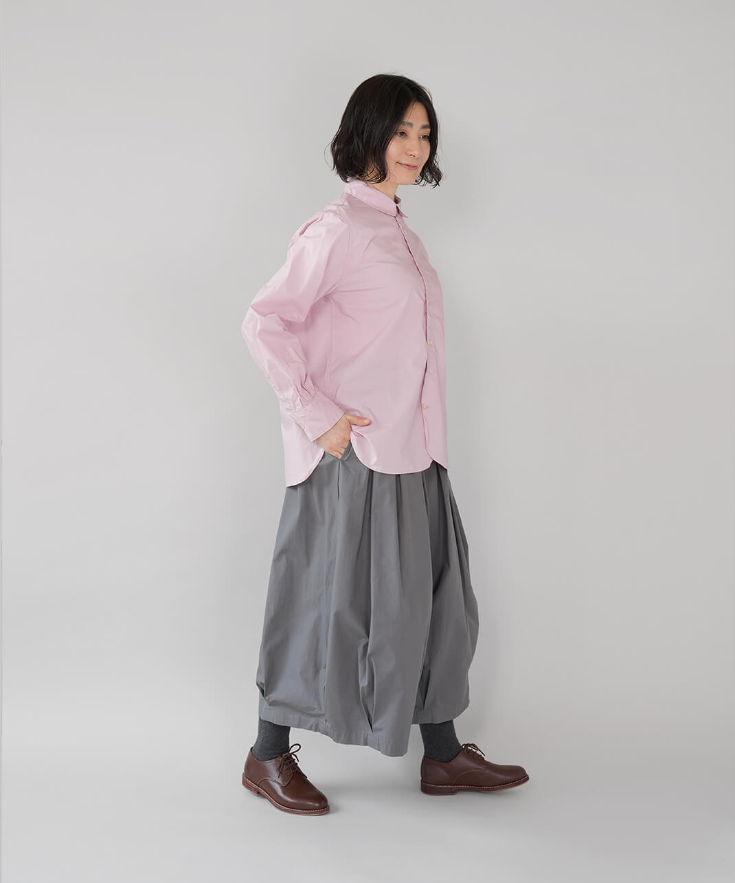 すっきりコンパクトなシルエット