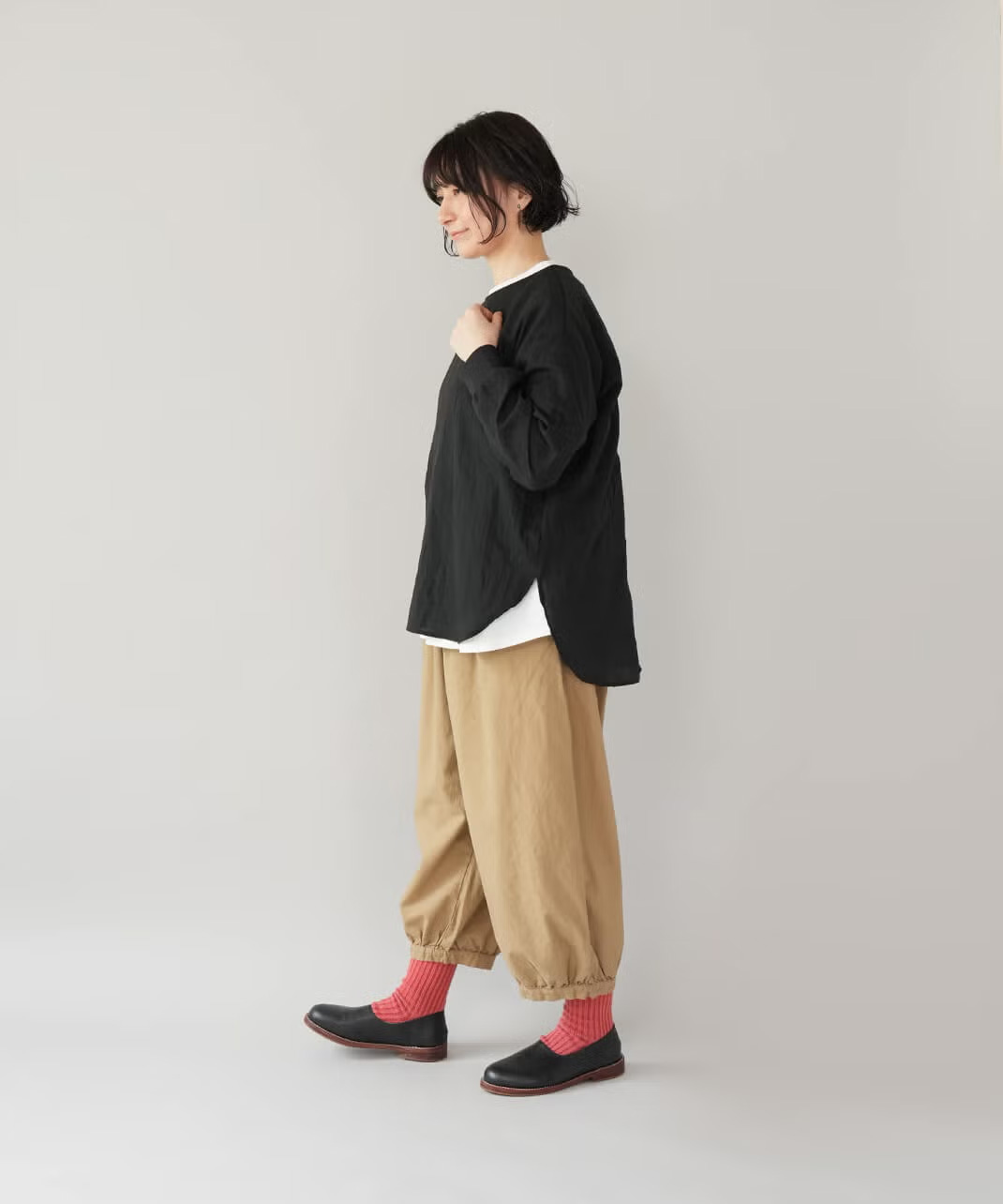 ーブを描くデザインがやわらかな印象