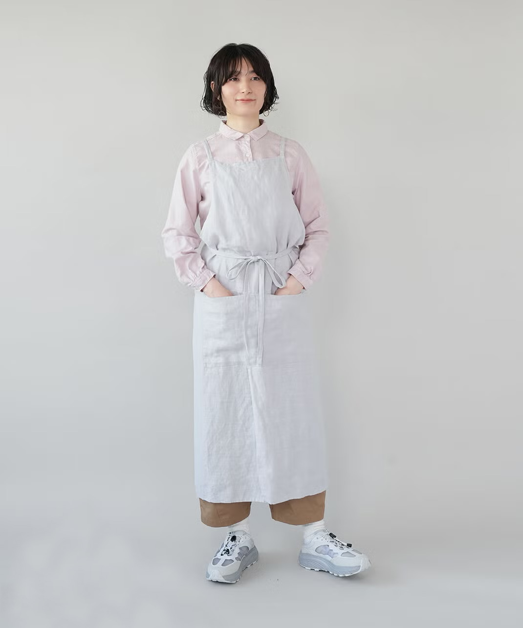 ポケットの口は左右についている