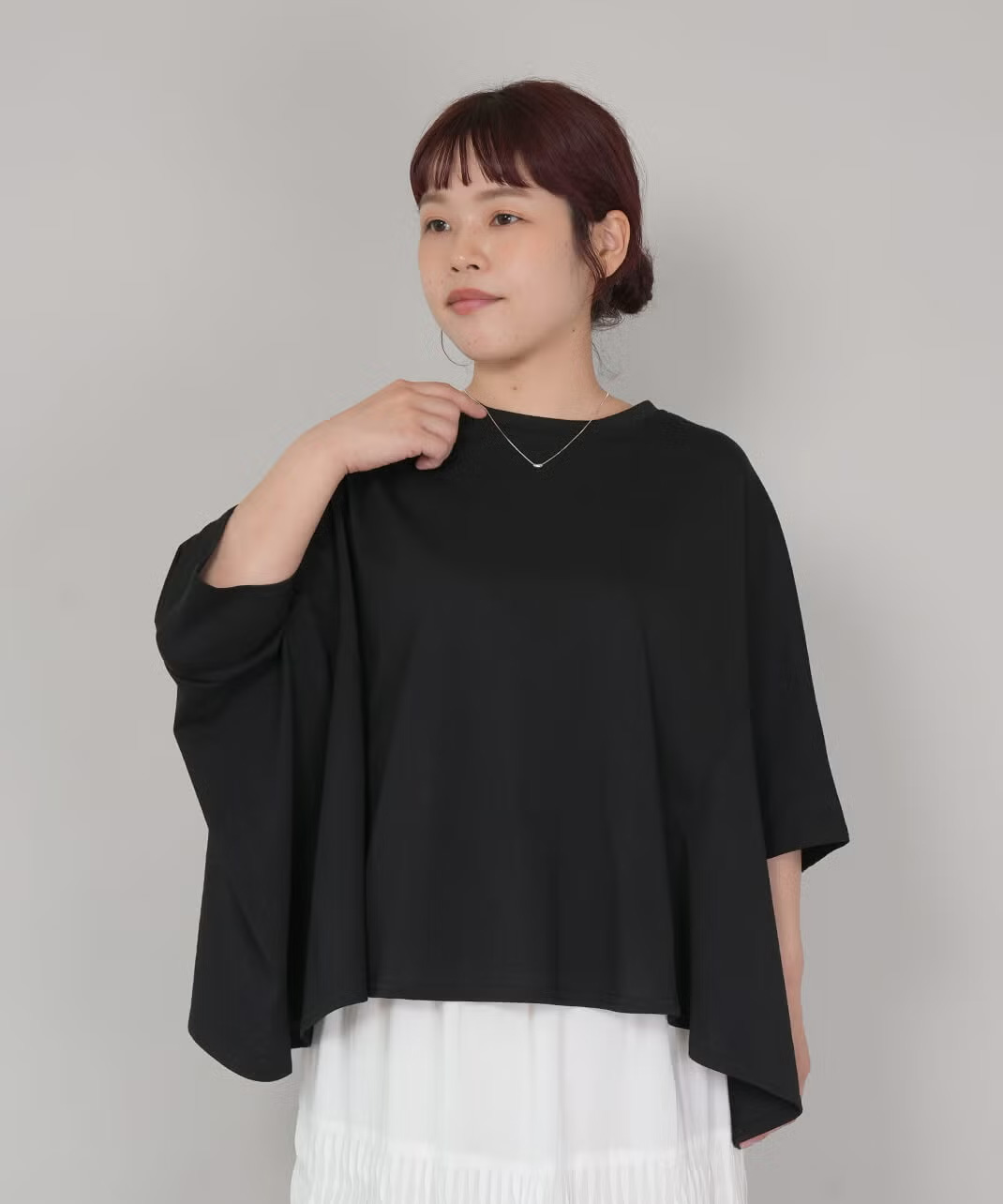 身頃・脇周りは締め付け感がない。