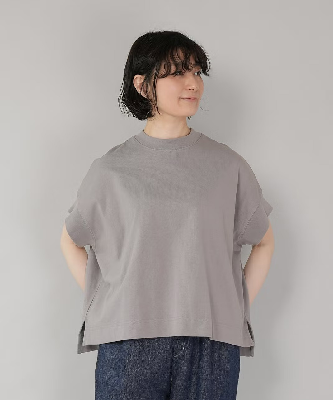 ワイドサイズの身幅が