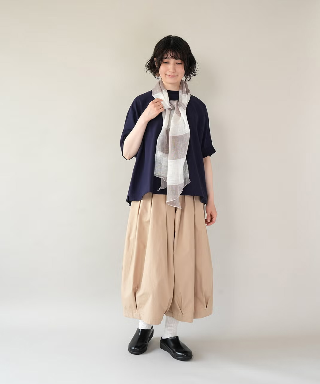 シンプルなデザインはどんなコーディネートにも合わせやすい