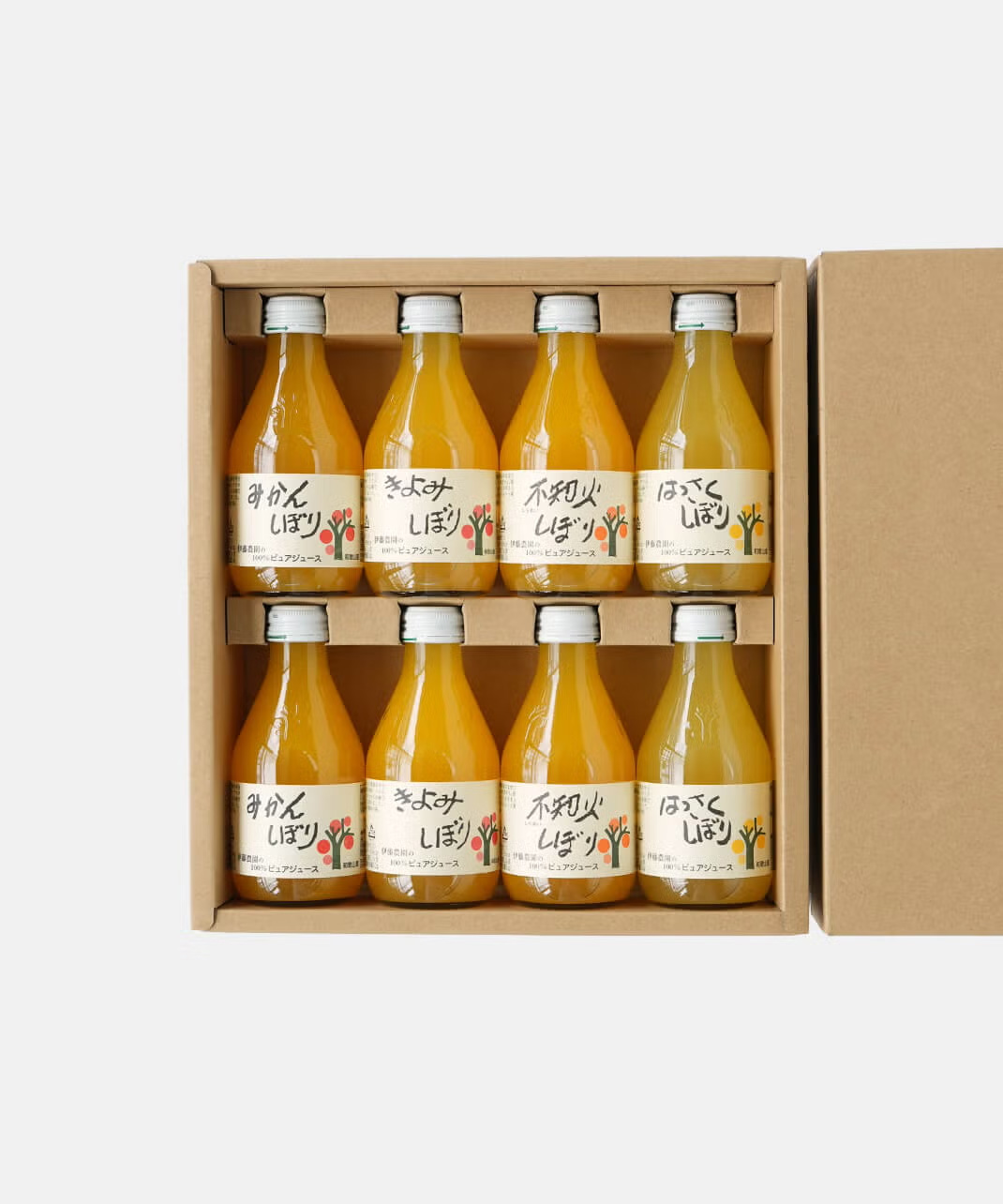 果実そのものの美味しさ100%のピュアジュース