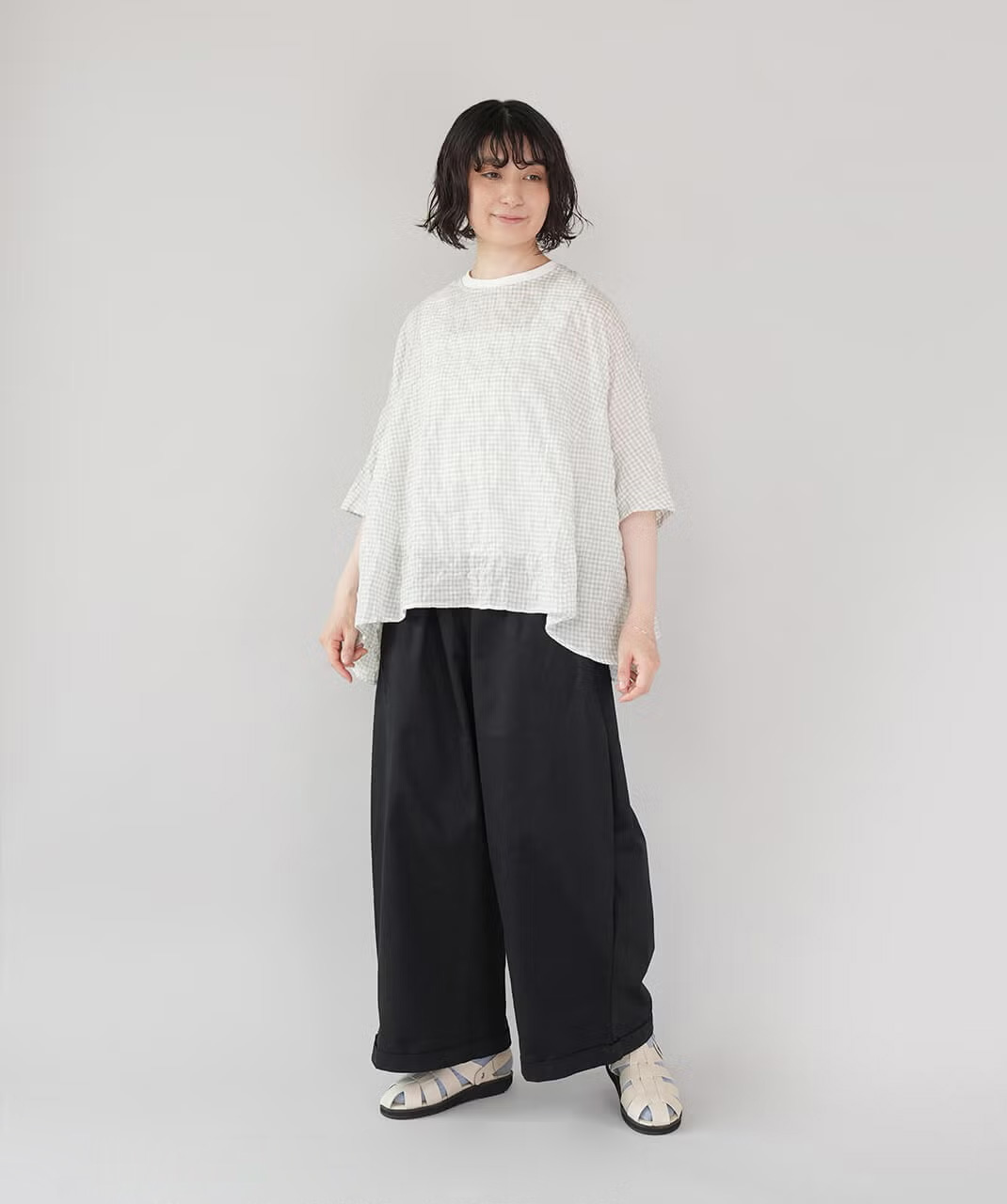 リブ部分と本体素材の品質表示