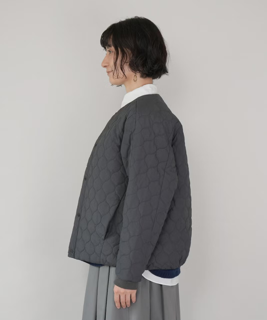リブ仕様の袖口