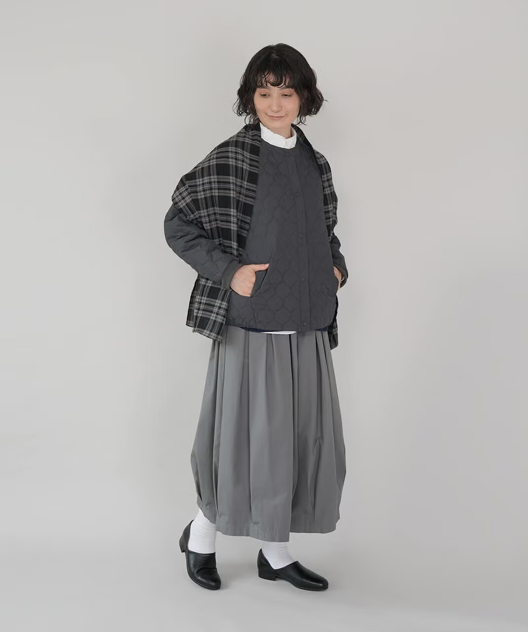 秋冬の軽い羽織りとしておすすめ