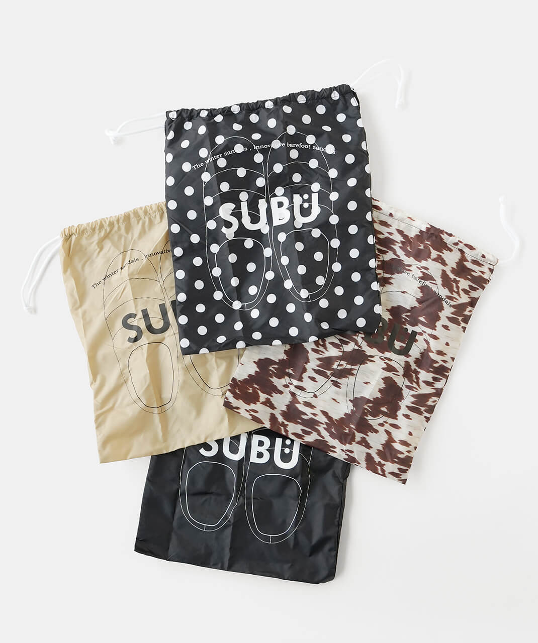 SUBU　ダウンのような暖かさPERMANENT サンダル　専用袋